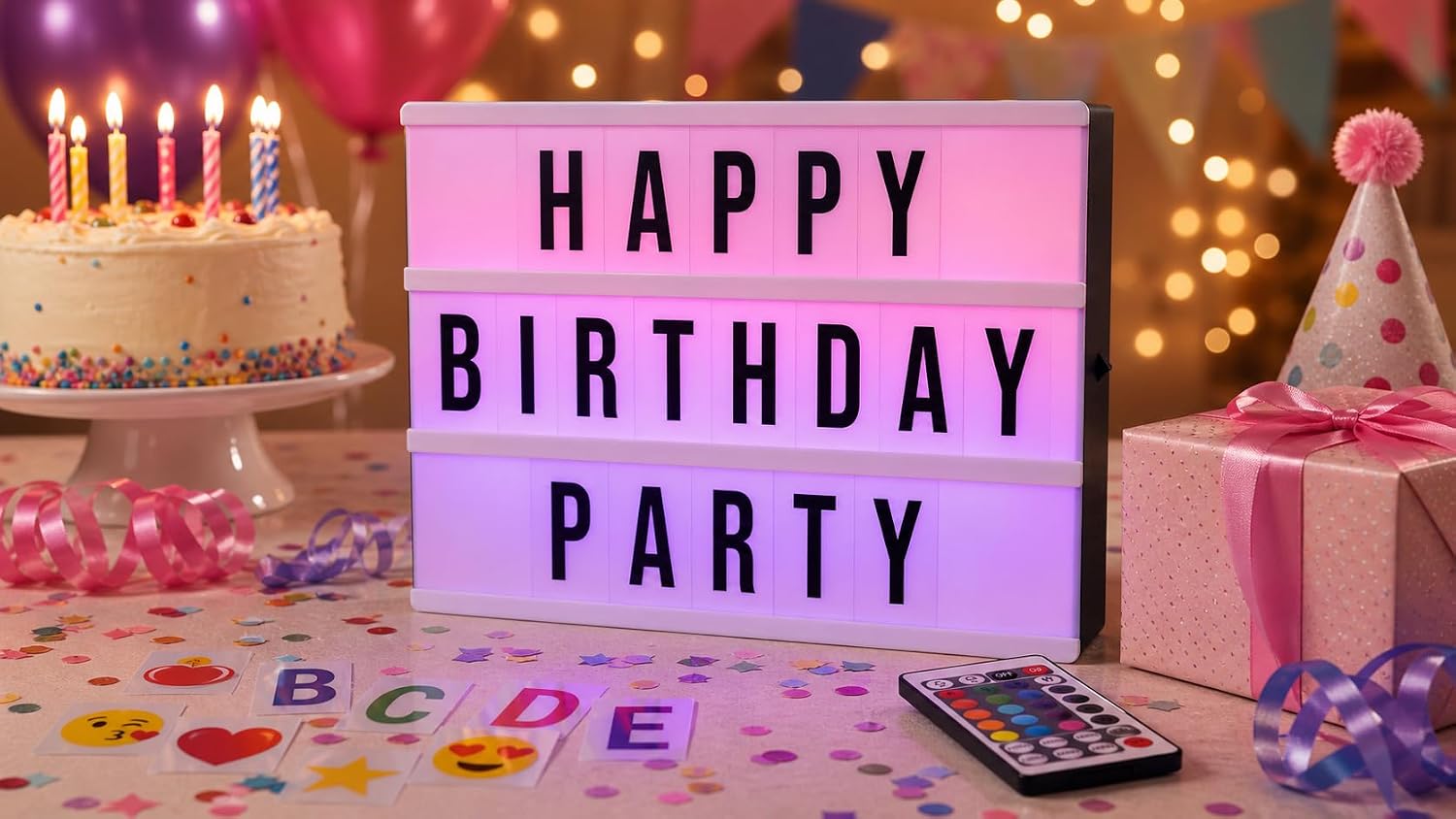 A4 RGB Color Changing LED Letter Cinema Lightbox with Remote All Products A4 RGB Color Changing LED Letter Cinema Lightbox with Remote All Products 5