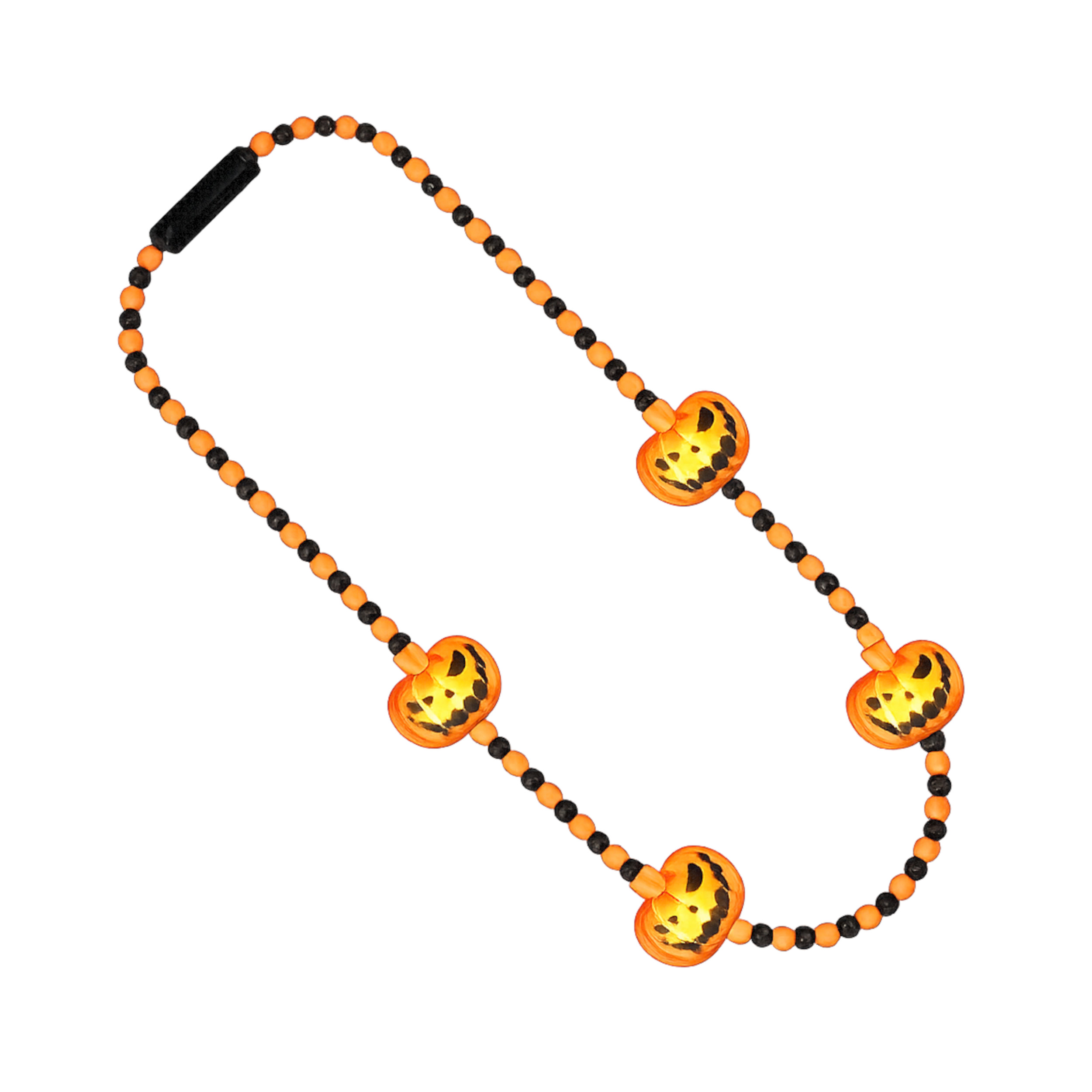 Light Up 4 Jack O Lantern LED Bead Necklace All Products Light Up 4 Jack O Lantern LED Bead Necklace All Products 3