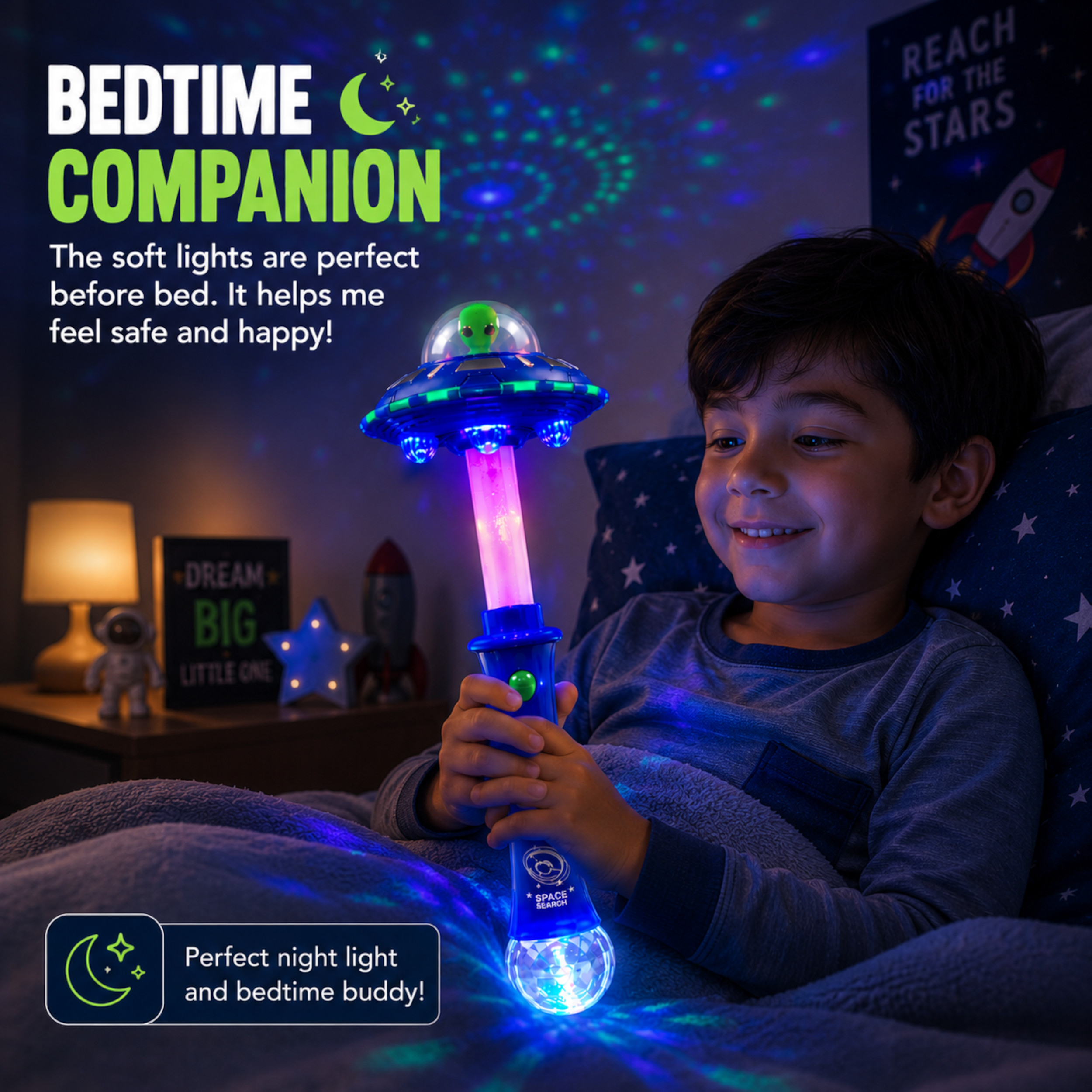 Space Alien UFO LED Light Up Wand All Products Space Alien UFO LED Light Up Wand All Products 5