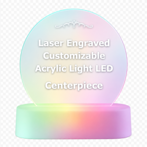 Laser Engraved – Customizable Acrylic Light LED Table Decoration LED Displays