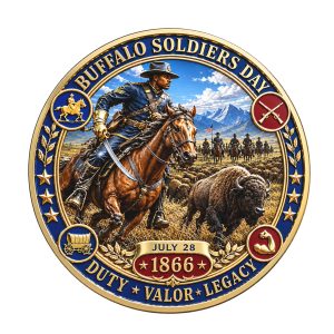 Buffalo Soldiers Day 1866 to present Commemorative Coin 4th of July