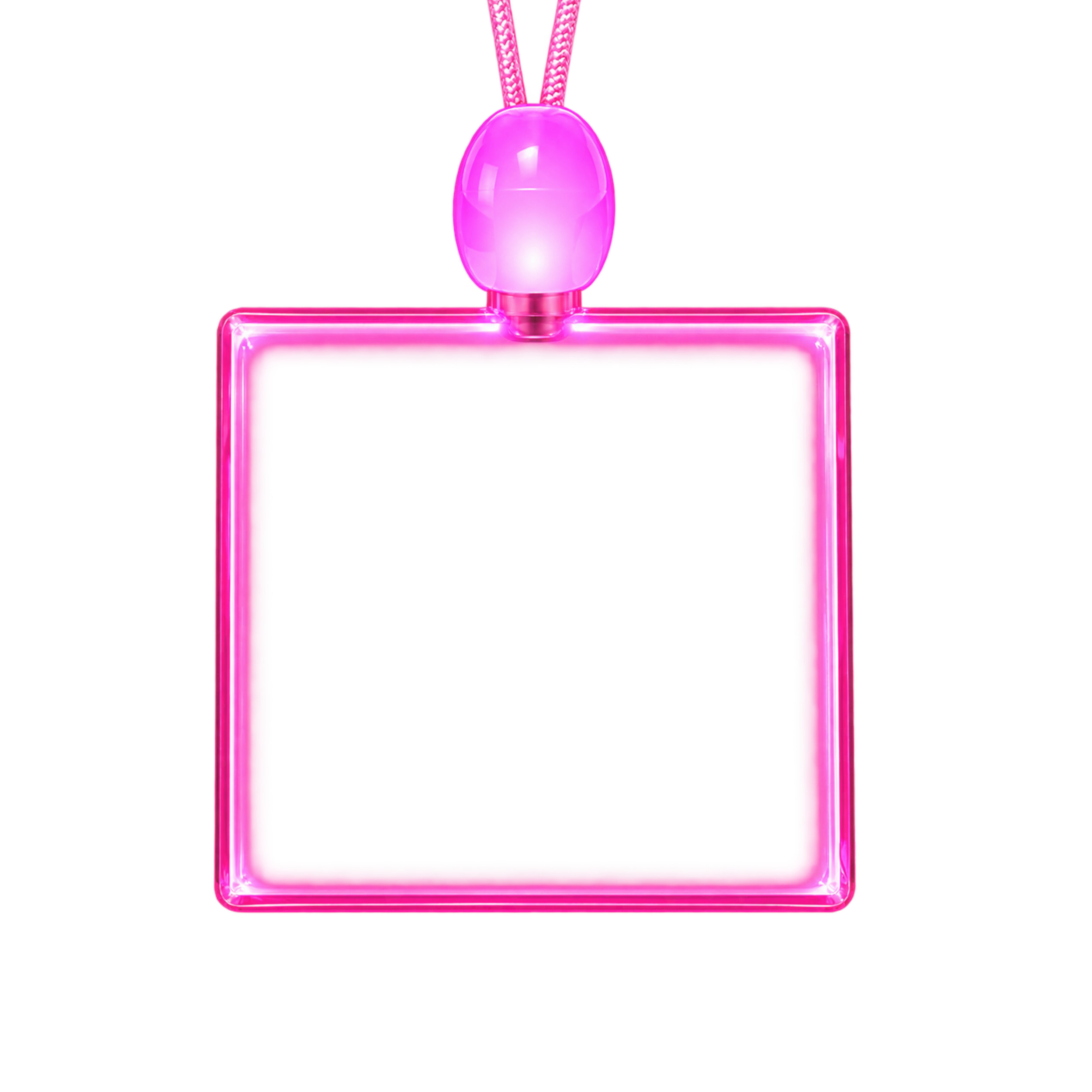 Customized Light Up Acrylic Square Conference ID with Pink LEDs All Products Customized Light Up Acrylic Square Conference ID with Pink LEDs All Products