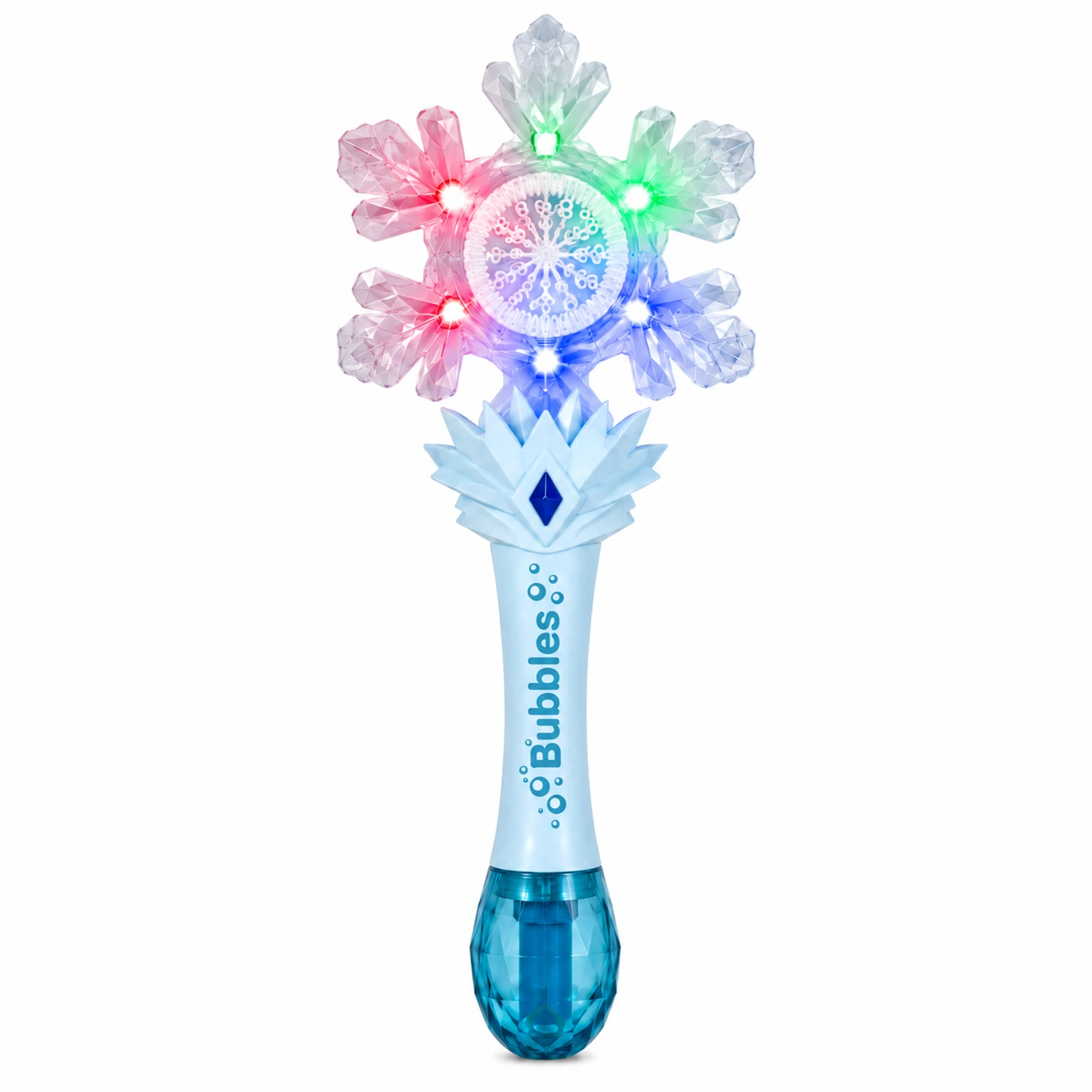 Light Up Snowflake Bubble Wand