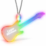 Custom Light-Up Acrylic Guitar Necklace