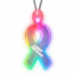 Custom Light-Up Acrylic Ribbon Necklace