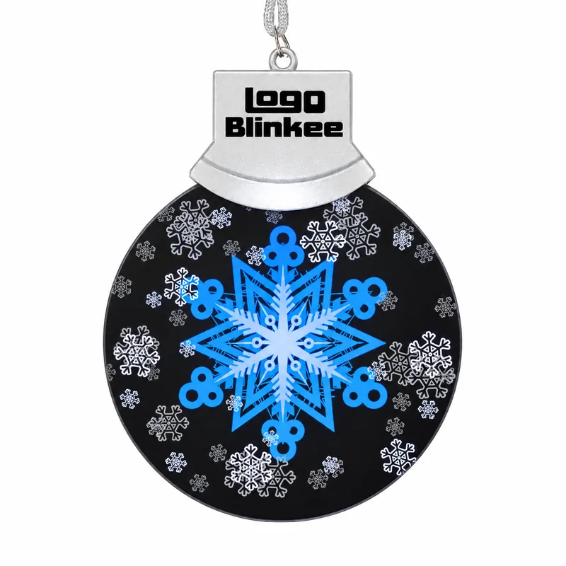 Custom Animated Snowflake LED Necklace All Products Custom Animated Snowflake LED Necklace All Products