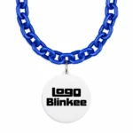 Custom Big Chain Necklace with 4-inch Foam Medallion