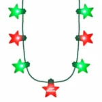 Custom Christmas Stars LED String Necklace