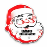 Custom Classic Santa LED Lapel Pin