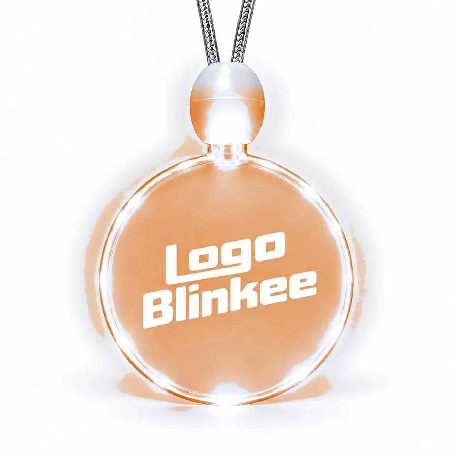 Custom Light-Up Acrylic Circle Necklace All Products Custom Light-Up Acrylic Circle Necklace All Products 3