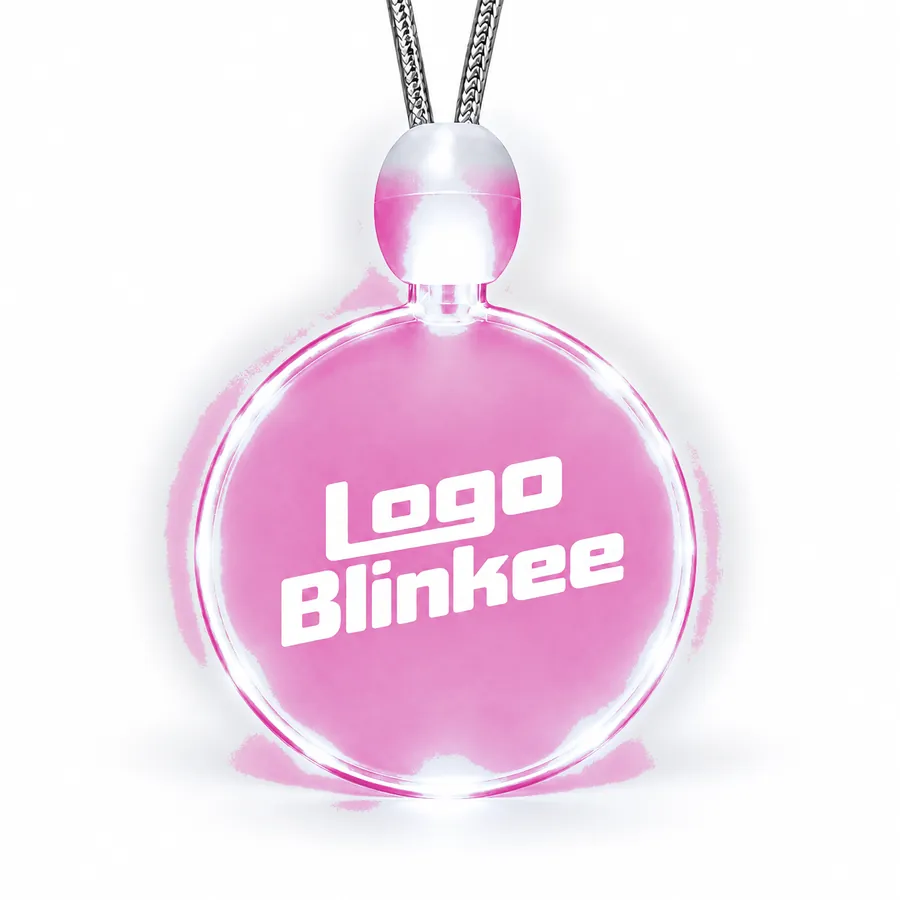 Custom Light-Up Acrylic Circle Necklace All Products Custom Light-Up Acrylic Circle Necklace All Products 4