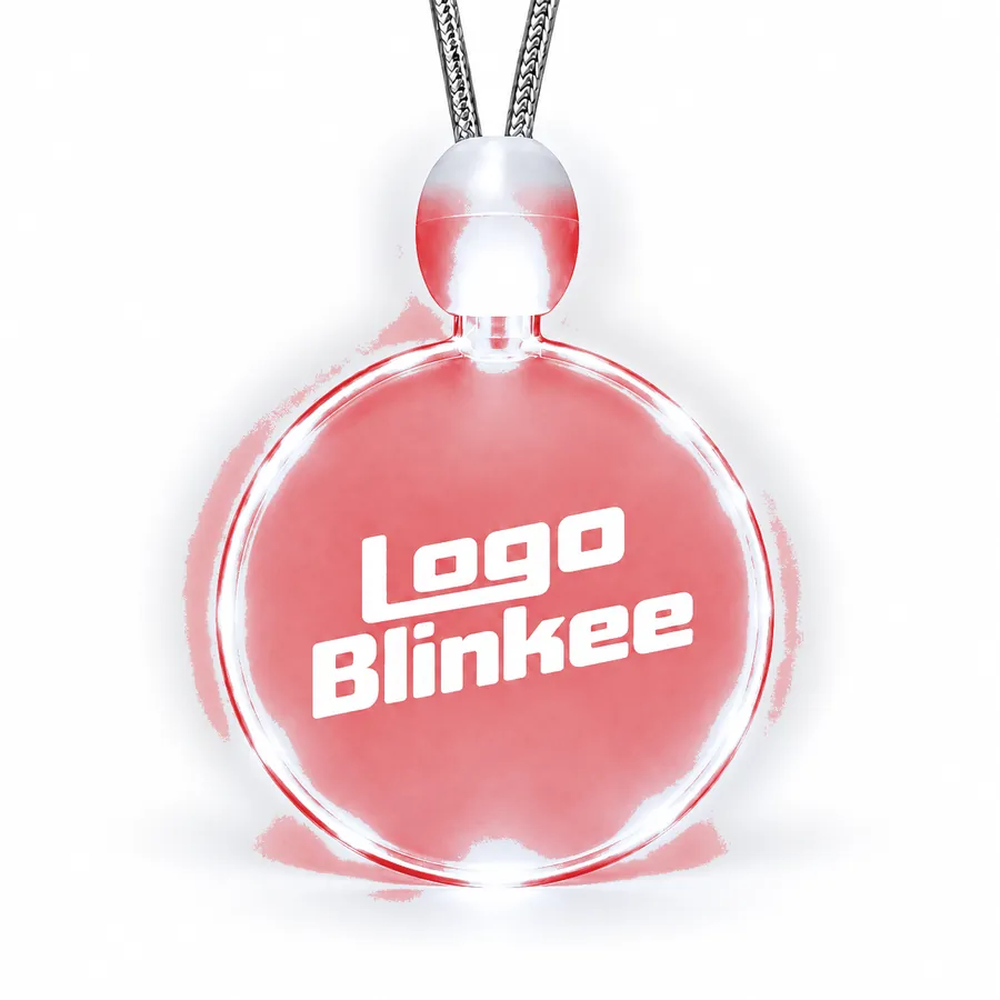 Custom Light-Up Acrylic Circle Necklace All Products Custom Light-Up Acrylic Circle Necklace All Products 8