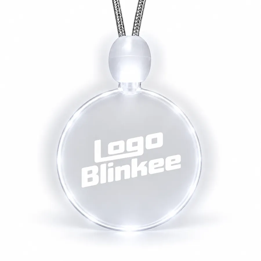 Custom Light-Up Acrylic Circle Necklace All Products Custom Light-Up Acrylic Circle Necklace All Products 5