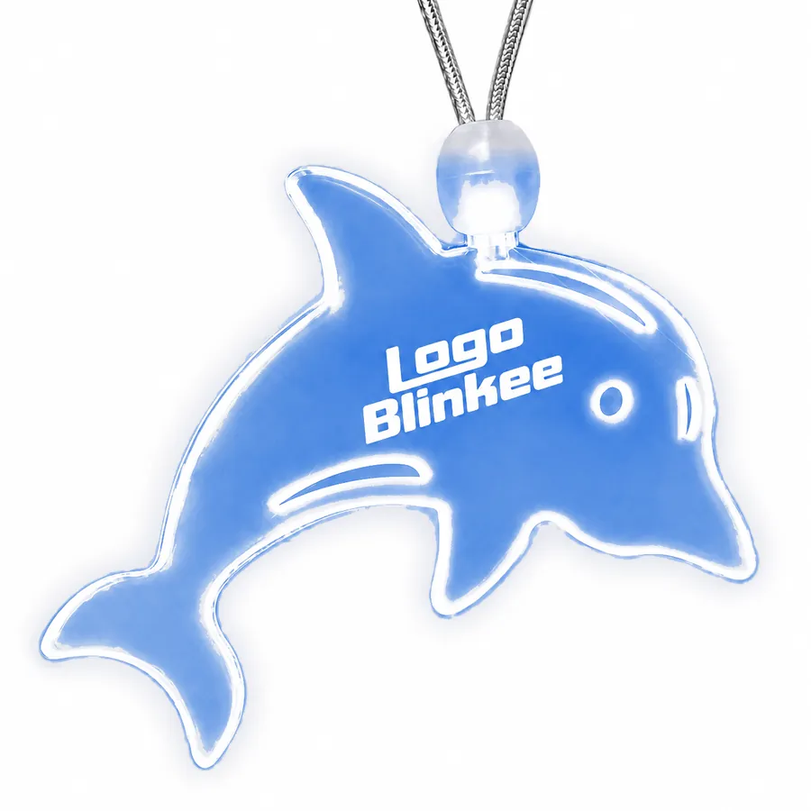Custom Light-Up Acrylic Dolphin Necklace All Products Custom Light-Up Acrylic Dolphin Necklace All Products 2