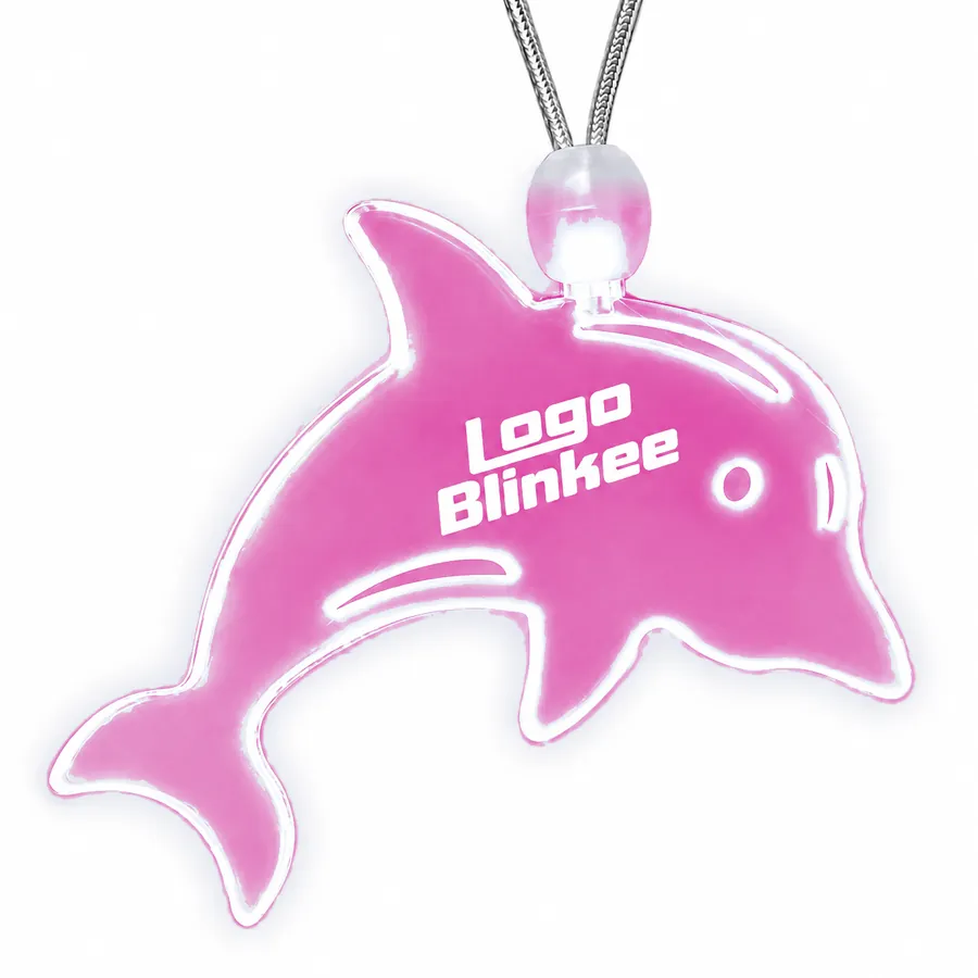 Custom Light-Up Acrylic Dolphin Necklace All Products Custom Light-Up Acrylic Dolphin Necklace All Products 4