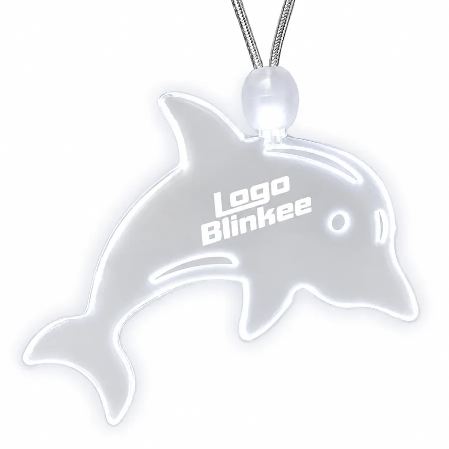 Custom Light-Up Acrylic Dolphin Necklace All Products Custom Light-Up Acrylic Dolphin Necklace All Products 5