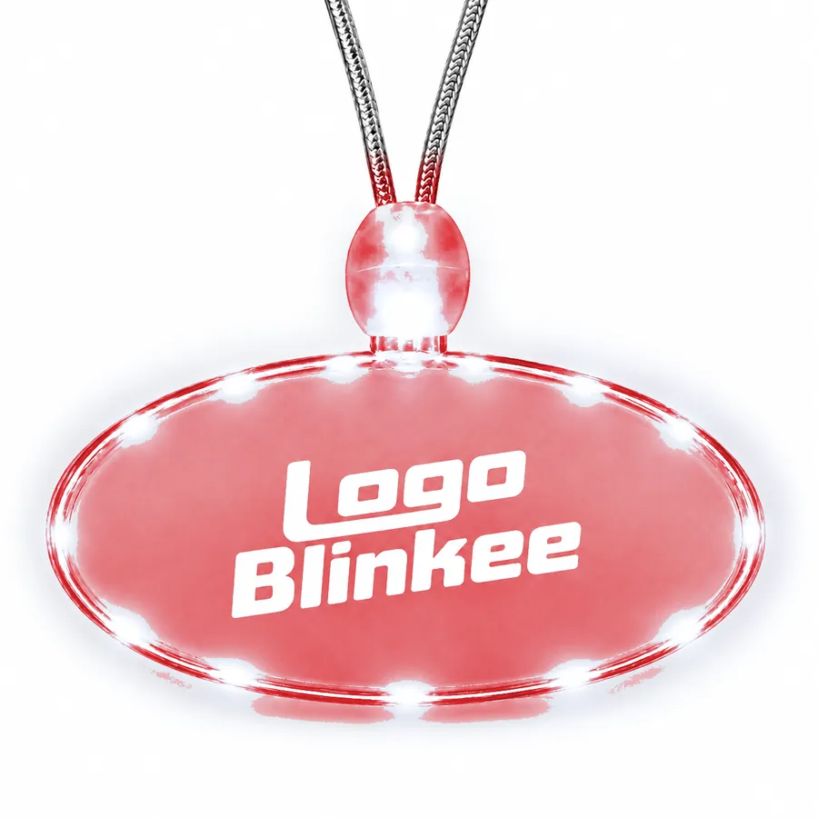 Custom Light-Up Acrylic Oval Necklace All Products Custom Light-Up Acrylic Oval Necklace All Products 8