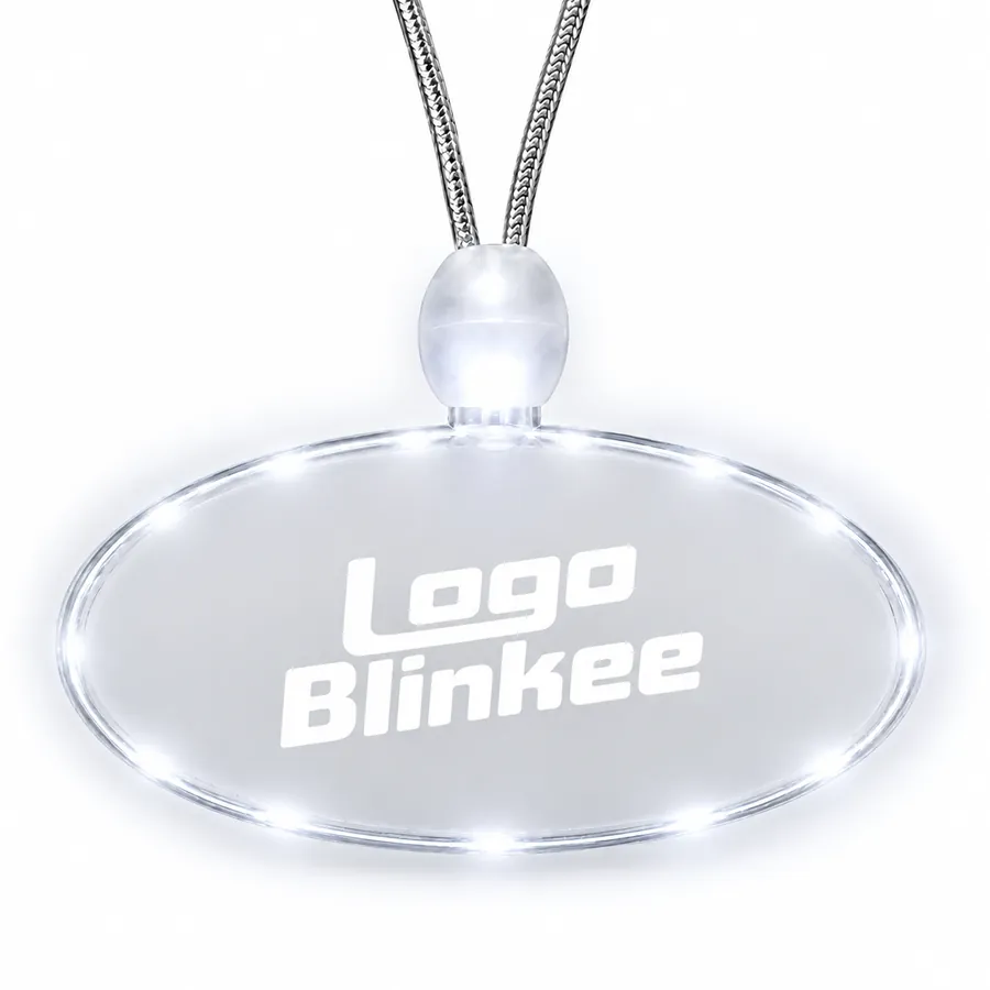 Custom Light-Up Acrylic Oval Necklace All Products Custom Light-Up Acrylic Oval Necklace All Products 5