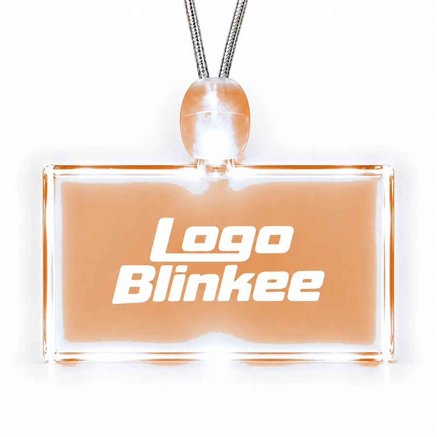 Custom Light-Up Acrylic Rectangle Necklace All Products Custom Light-Up Acrylic Rectangle Necklace All Products 3