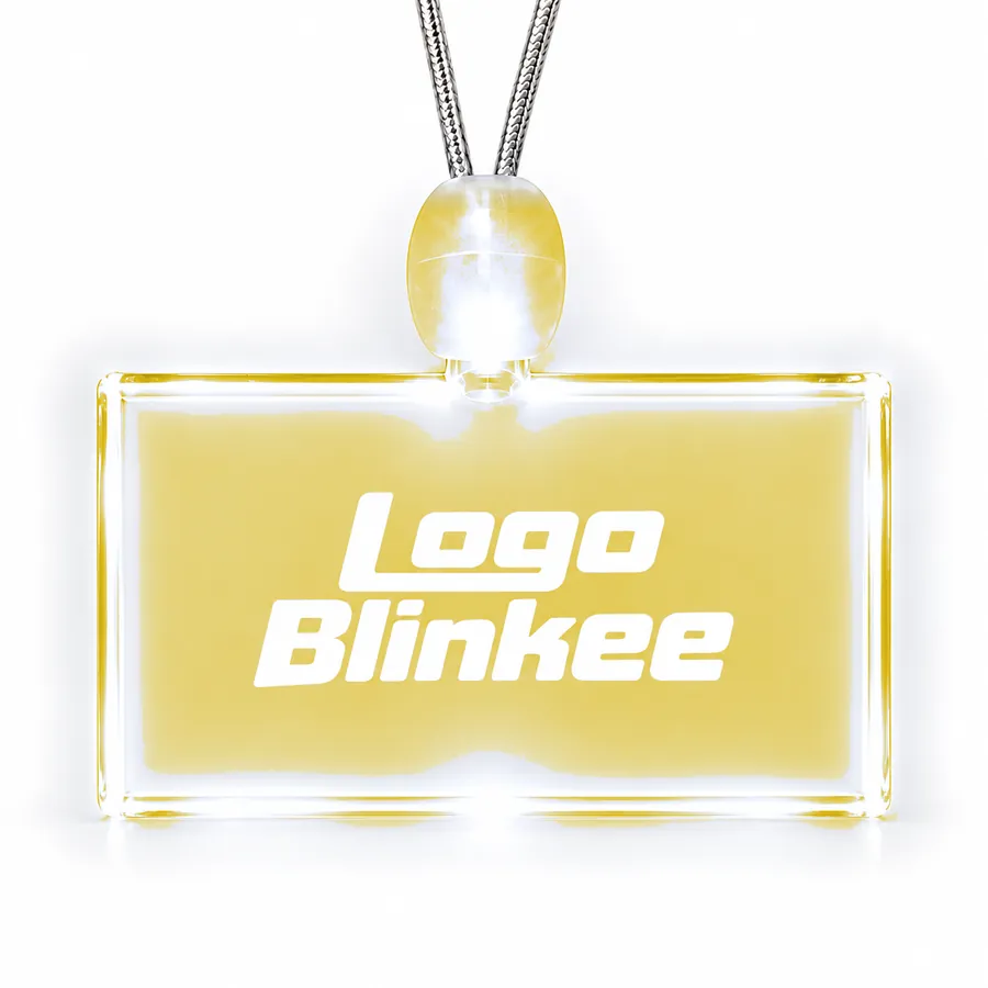 Custom Light-Up Acrylic Rectangle Necklace All Products Custom Light-Up Acrylic Rectangle Necklace All Products 6