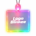 Custom Light-Up Acrylic Square Necklace
