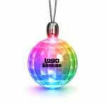 Custom Mini Disco Ball LED Necklace with Your Logo