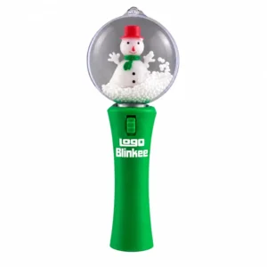 Custom Spinning Snowman LED Wand