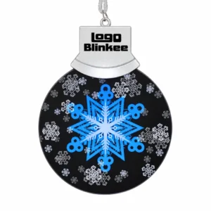 Custom Animated Snowflake LED Necklace Custom Animated Snowflake LED Necklace